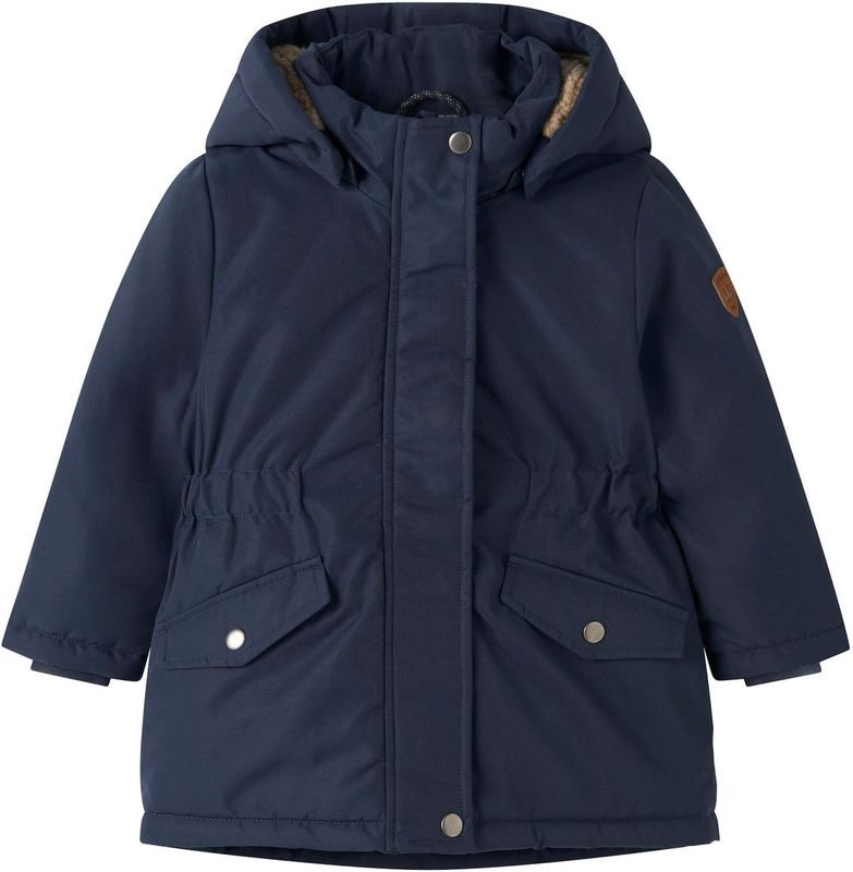 NAME IT - Parka Jas - Waterdicht - Kinderen - Lange Mouwen - Teddy Voering