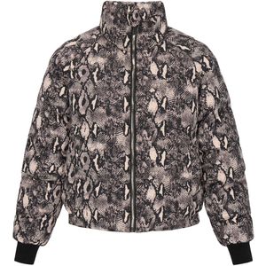 faina Winterjas  lichtbruin / grijs / zwart