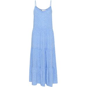 SAINT TROPEZ Jurk 'Eda'  blauw denim / wit