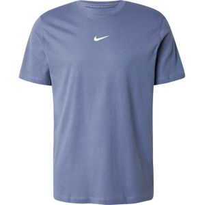 Nike - Sportswear Shirt - Blauw - Jersey - Kwartmouw