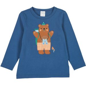 Fred's World by GREEN COTTON Shirt  blauw / lichtblauw / bruin / jade groen