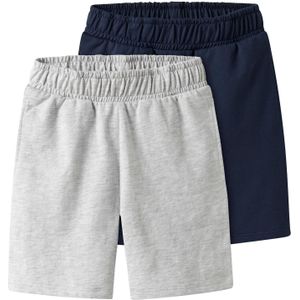 TWO SOON Broek  marine / grijs gemêleerd