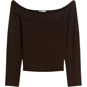 Bershka Trui  chocoladebruin
