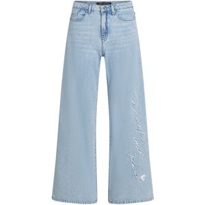 Karl Lagerfeldvoor vrouwen. A3W10120 Disney blauwe baggy jeans (24), Casual, Katoen, Denim