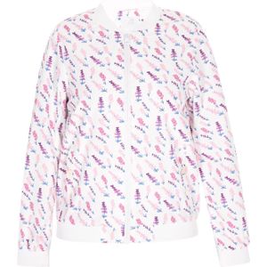 ALEKO Tussenjas  royal blue/koningsblauw / orchidee / braam / wit