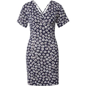 ABOUT YOU Jurk 'Dena'  navy / oranje / zwart / wit