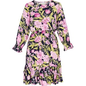 FELIPA Jurk 'Fashion Look'  navy / olijfgroen / lila / sering