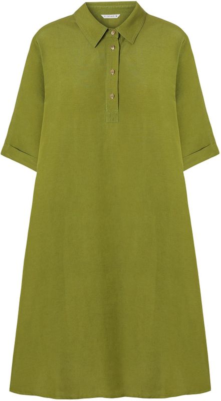 Tatuum - Zeli - Blousejurk - Licht - Korte Mouwen - Elegante Pasvorm