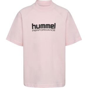 Hummel T-Shirt - HmlJR Dance - Nauwelijks Roze m. Logo - Hummel - 7-8 jaar (122-128) - T-Shirts