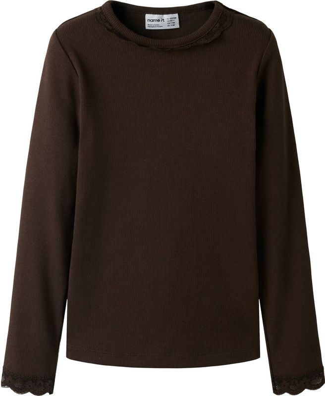 NAME IT Shirt 'NKFBELISA'  chocoladebruin