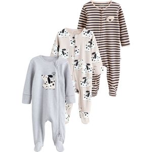 Next Nachtkledij  lichtblauw / bruin / lichtgrijs / zwart / wit