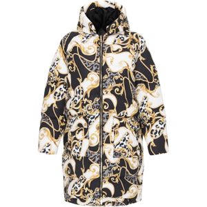 faina Tussenmantel  goud / zwart / wit