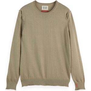 SCOTCH & SODA - Trui - Beige - Knitwear - Lange Mouw