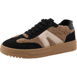 TOM TAILOR Sneakers laag  beige / zwart