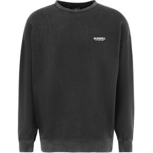 Oldskull Sweatshirt 'Peach Dyed Basic'  zwart / wit