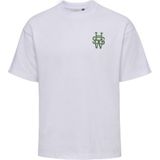 Hummel - hmlLOOSE T-shirt S/S Bees Stadium - Tricot - Zacht - Ruime Snit