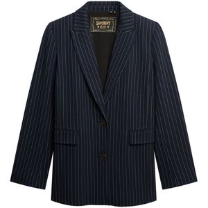Superdry - Blazers - Donkerblauw - Krijtstrepen