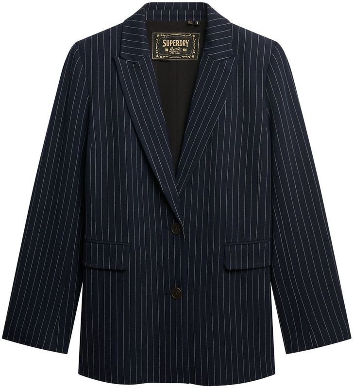 Superdry - Blazers - Donkerblauw - Krijtstrepen
