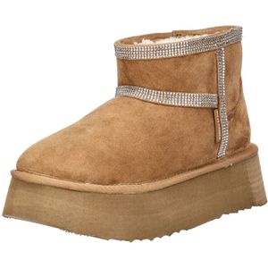 STEVE MADDEN Enkellaarsjes  karamel / zilver