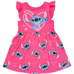 DISNEY Jurk 'Lilo & Stitch'  blauw / pink / rosa / zwart