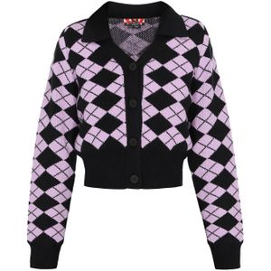 myMo ROCKS Gebreid vest  sering / zwart