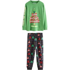 Next Nachtkledij  groen / rood / zwart / wit