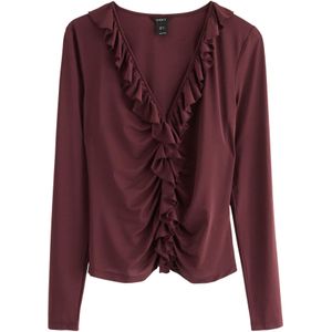 Lindex Shirt 'Fia'  wijnrood
