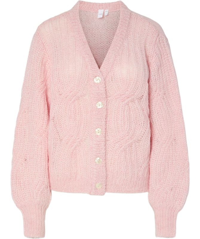 YAS - YASZUMA - Gebreid Vest - Rosa