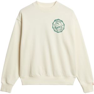 Superdry Sweatshirt 'Lo-fi Outdoor'  crème / groen