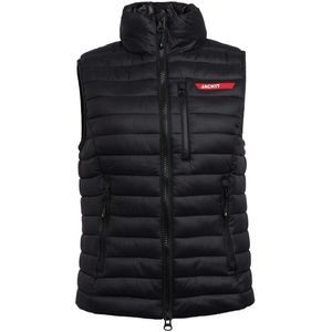 JACK1T Outdoorjas ' SATEL1TE Leichte Pufferweste 2.0 '  zwart