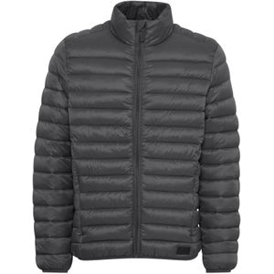 Blend - BHNils - Gewatteerde Overgangsjas - Grijs - Gevoerd met Opstaande Kraag