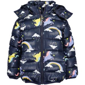 Blue Seven - Winterjack - Nachtblauw - Met Capuchon - Ritssluiting