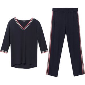 Erdem Trainingspak  navy / cranberry / wit