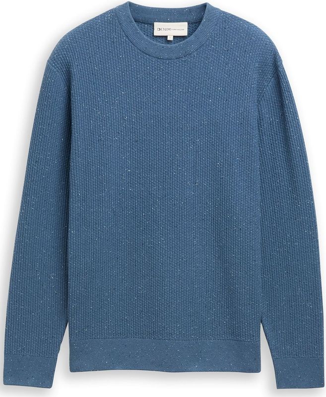 TOM TAILOR DENIM - Trui - Saffier - Knitwear - Lange Mouw