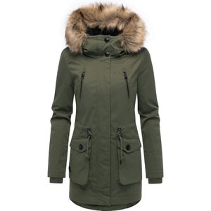 Ragwear Winterparka 'Ellsa Youmodo'  donkergroen