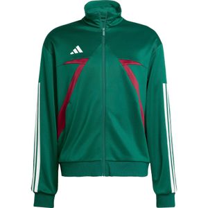 ADIDAS SPORTSWEAR - House of Tiro Nations - Trainingsjack - Donkergroen / Karmijnrood / Wit