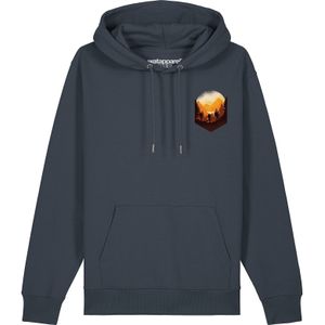 Watapparel Sweatshirt ' Hiking in the mountains '  antraciet / gemengde kleuren