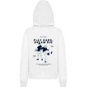 F4NT4STIC Sweatshirt 'Play Hard Dream Big Goal Getters Edition'  zwart / wit