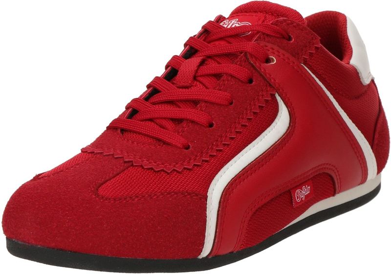 BUFFALO Sneakers laag  rood / wit