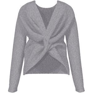 VILA Trui 'VIOSAJA'  grijs gemêleerd