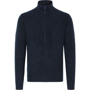 INDICODE JEANS Gebreid vest ' IDBercell '  donkerblauw