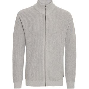 !Solid Gebreid vest  grijs gemêleerd