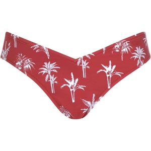 OLYMPIA Bikinibroek  donkerrood / wit