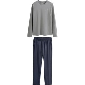 Next Pyjama lang  navy / grijs