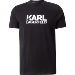 Karl Lagerfeld Shirt  zwart / wit