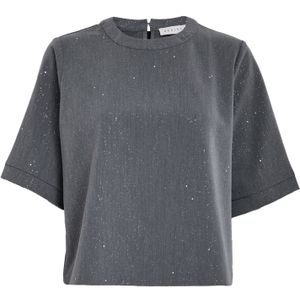 DESIRES Top 'Leslie'  grijs