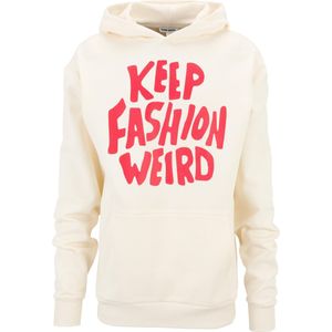 9N1M SENSE Sweatshirt 'Keep Fashion Weird'  grenadine / offwhite