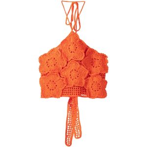 Bershka Gebreide top  oranje