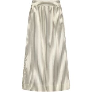 Levete Room Rok 'LUCILLA'  donkerbruin / wit