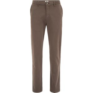 Fundamentals - Heren Slim fit chino van premium bi-stretch - Slim Fit - Kaneelbruin - Katoen - Maat: 28/30
